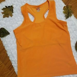 SOFFE dri  orange top